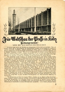 Rheinhallen und Messeturm Köln