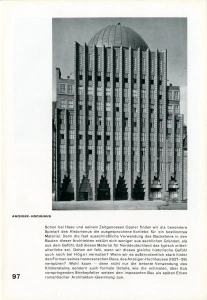 Anzeiger Hochhaus