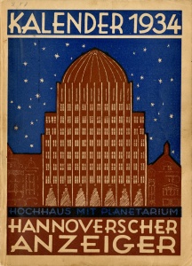 Kalender 1934 - Hannoverscher Anzeiger