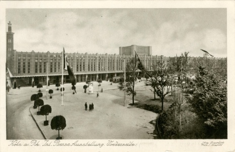 Postkarte 'Köln am Rhein Internationale Presseausstellung Vorderseite'