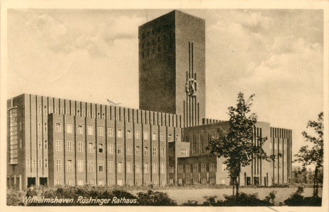 Postkarte Rathaus Rüstringen