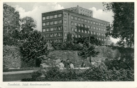 Postkarte Städtische Krankenanstalten Osnabrück