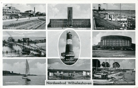 Postkarte "Nordseebad Wilhelmshaven"