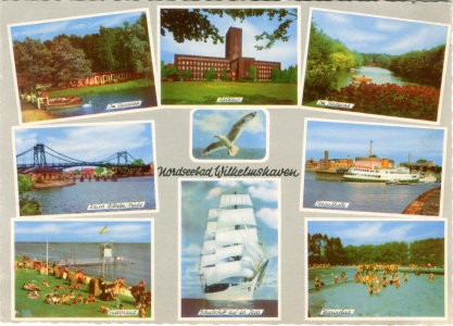 Postkarte "Nordseebad Wilhelmshaven"